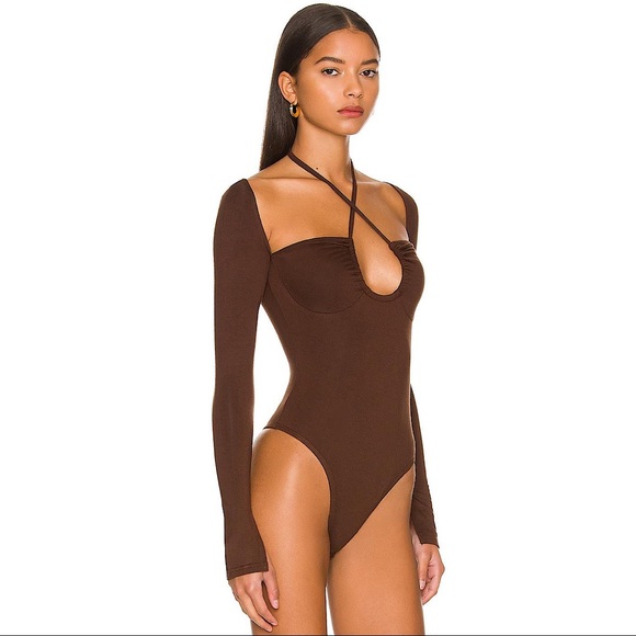 Superdown Storme Brown Bodysuit - Picture 3 of 10